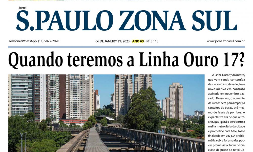 Edição 3110 06 De Janeiro De 2023 Jornal São Paulo Zona Sul 5024